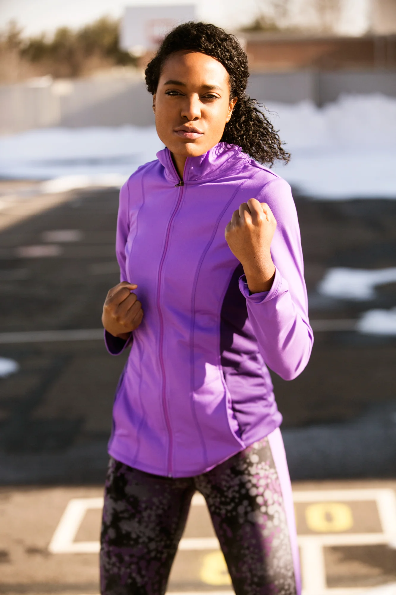 Zoë Bright athletic commercial